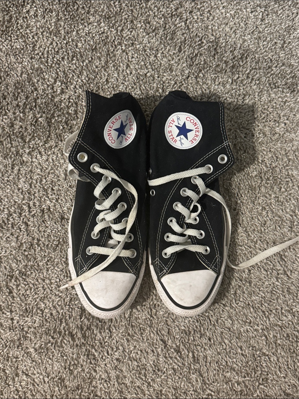 Converse Black & White High-Top Sneakers